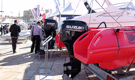 Picture of Different angles of the Suzuki booth