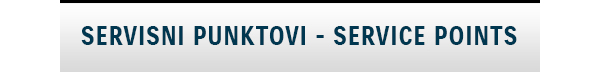 Servisni punktovi