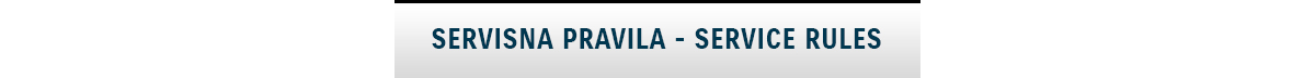 Servisni pravila